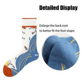 Men Compression Running Socks Crew Athletic Hiking Wicking Anti Blister Cushioned Anti-odor And Breathable For Running Hiking Cycling Fitness