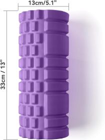 Foam Roller for Muscle Massager, Patented 13" High Density Exercise Roller for Muscle and Myofascial Trigger Point Release, Yoga
